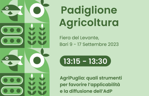 Strumenti per favorire l’applicabilità e la diffusione dell’AdP. Ne parliamo oggi in Fiera del Levante